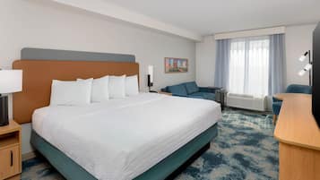 Blackout drapes, iron/ironing board, free cribs/infant beds, free WiFi