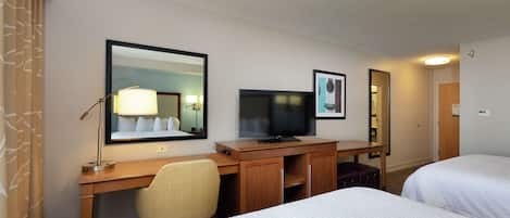 Blackout drapes, iron/ironing board, free cribs/infant beds, free WiFi