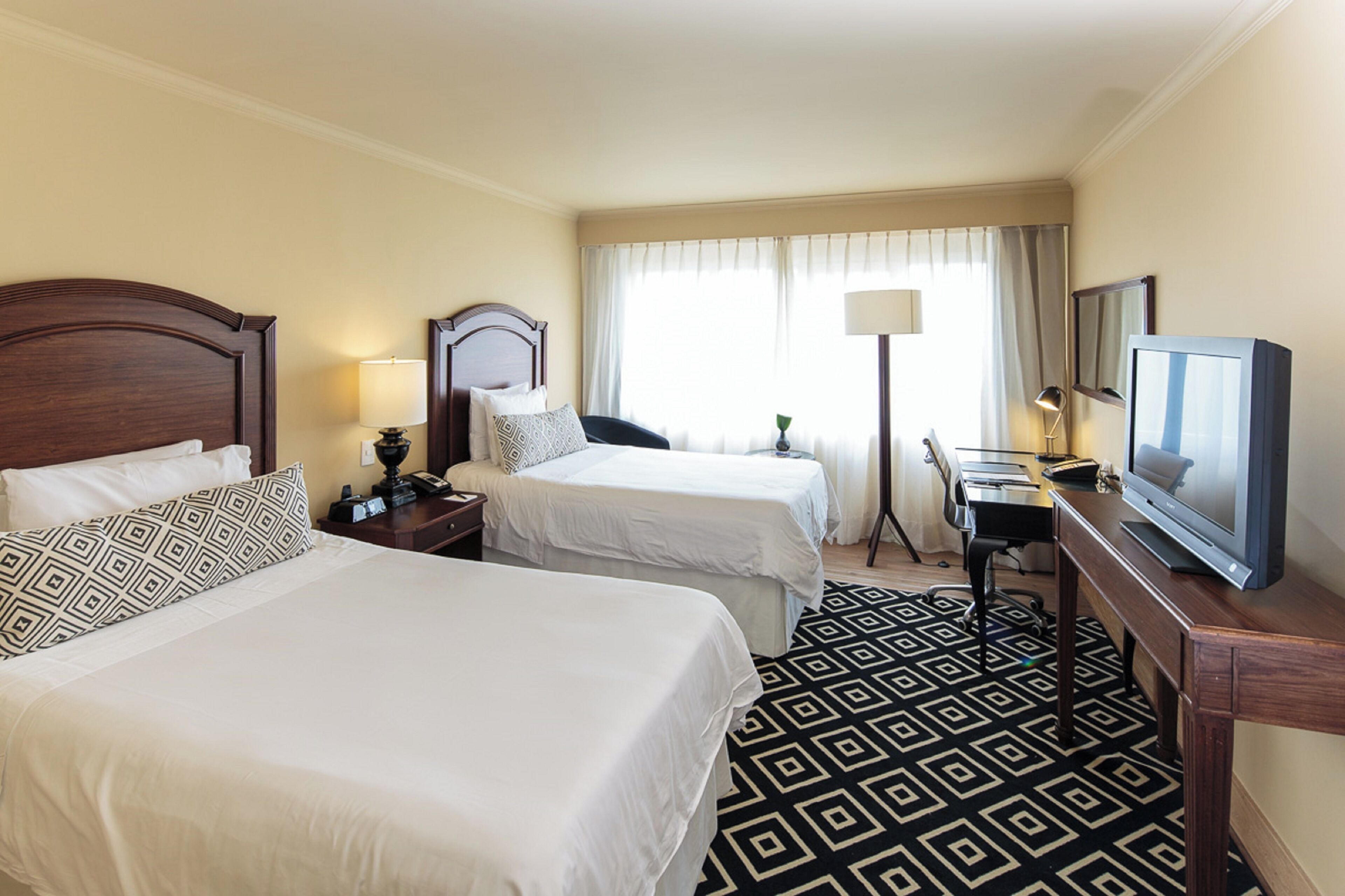 Premium bedding, minibar, in-room safe, desk