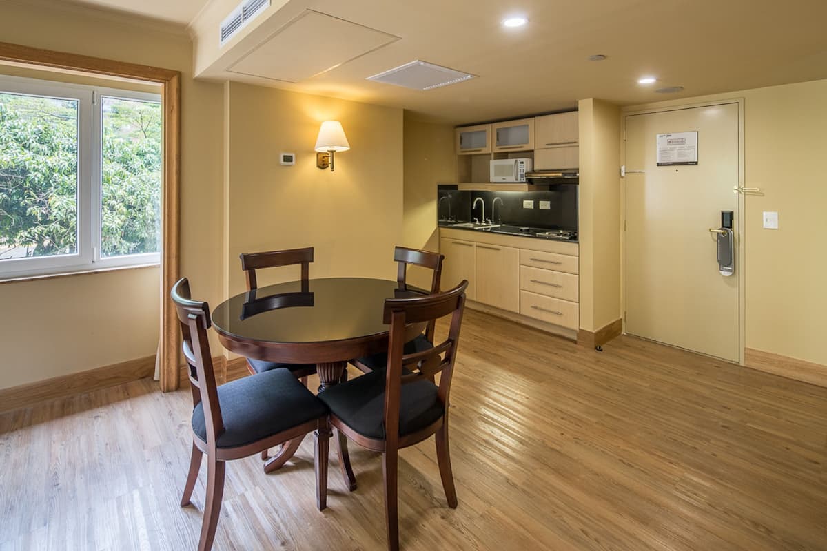 Suite, 1 Bedroom (Dining Area) | Premium bedding, minibar, in-room safe, desk