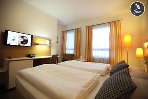 Premium bedding, minibar, in-room safe, desk