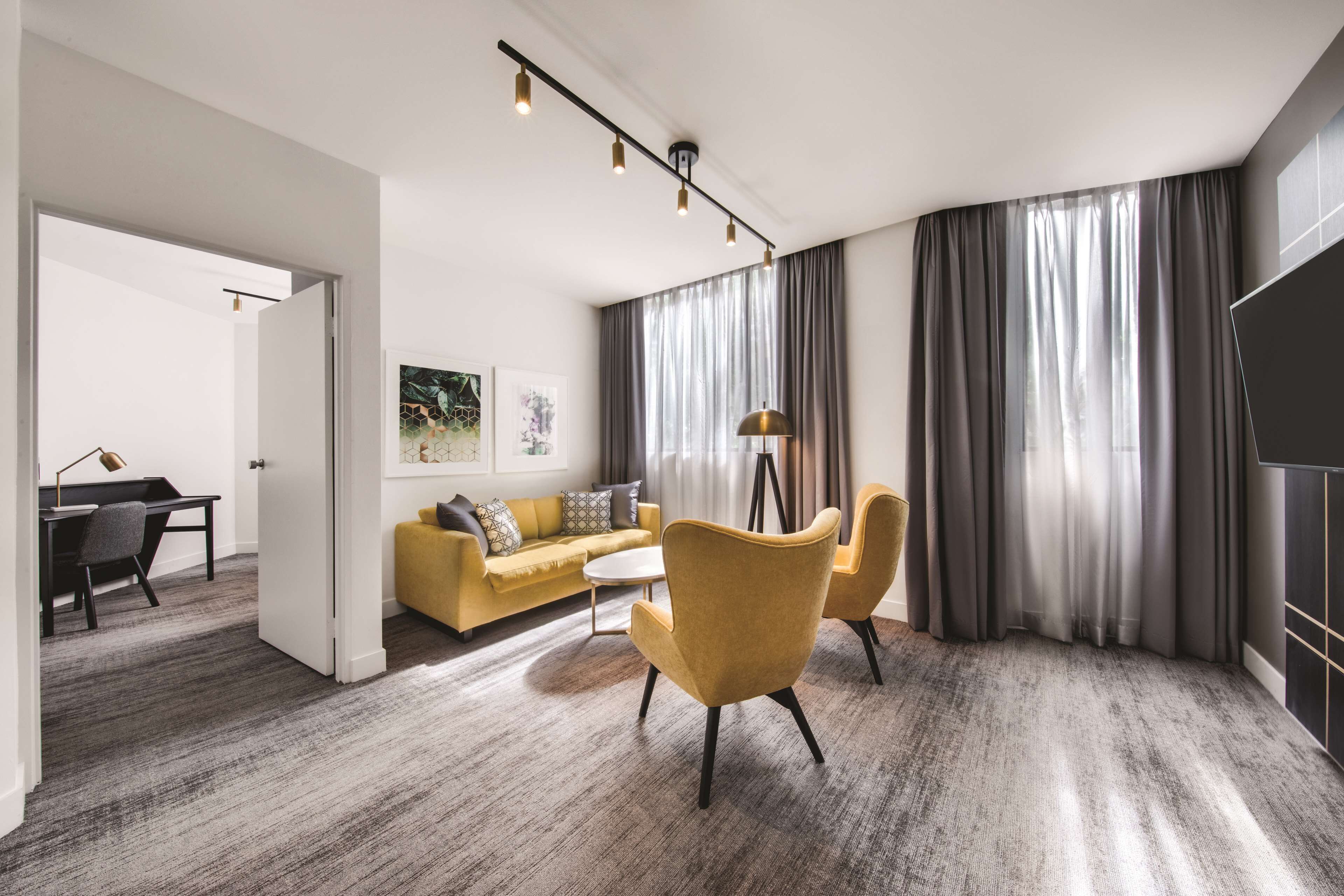 junior suite | minibar, in-room safe, desk, laptop workspace