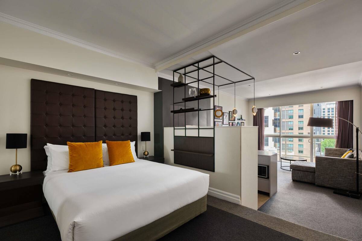 Premium bedding, pillow-top beds, in-room safe, desk