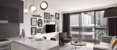 Premium bedding, pillowtop beds, in-room safe, individually furnished