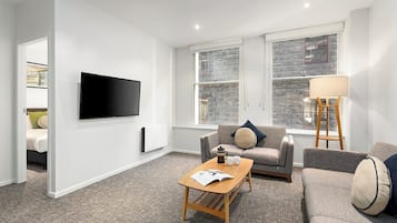 Two Bedroom Apartment | 1 bedroom, desk, soundproofing, iron/ironing board