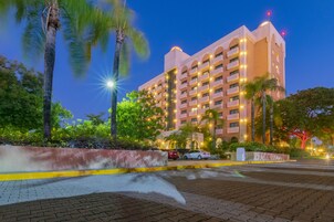 住宿正面 - 傍晚/夜晚