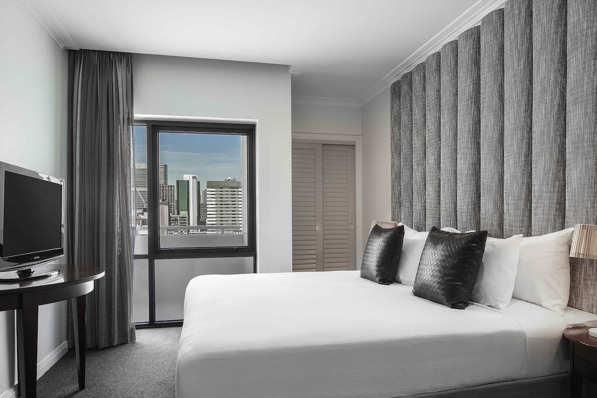 Appartement Prestige, 1 chambre | Literie de qualitĂ©, minibar, coffre-fort, rideaux dâobscurcissement
