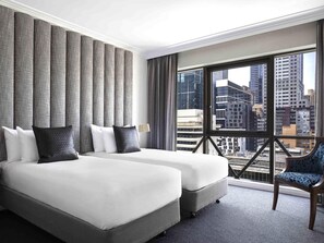 Premium-Apartment, 2 Schlafzimmer | Hochwertige Bettwaren, Minibar, Zimmersafe, Verdunkelungsvorhänge