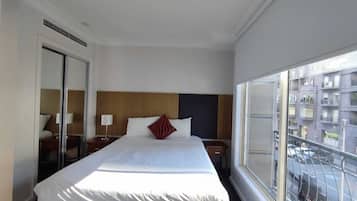 1 bedroom apartment | 1 bedroom, hypo-allergenic bedding, desk, blackout drapes