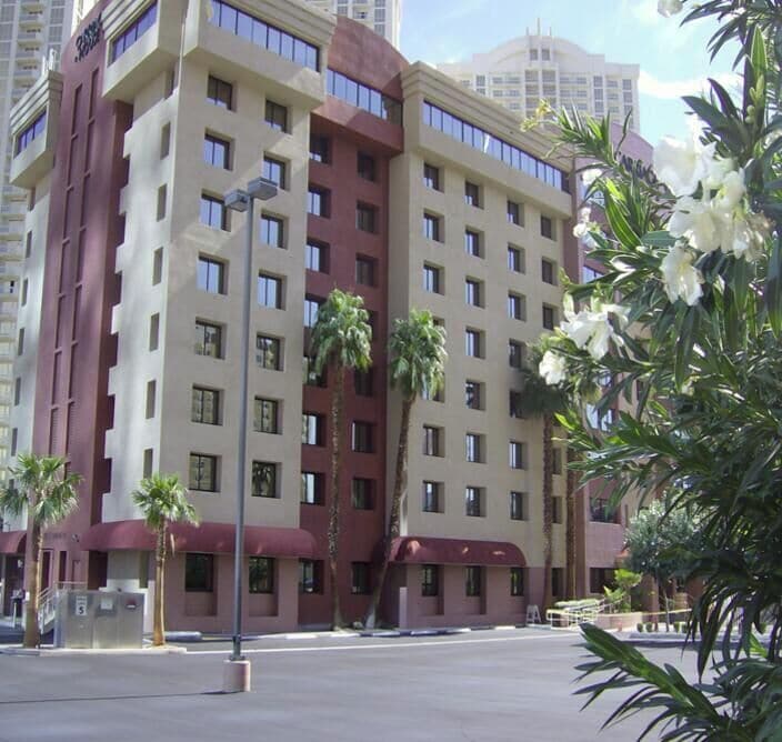 Façade de l’hébergement