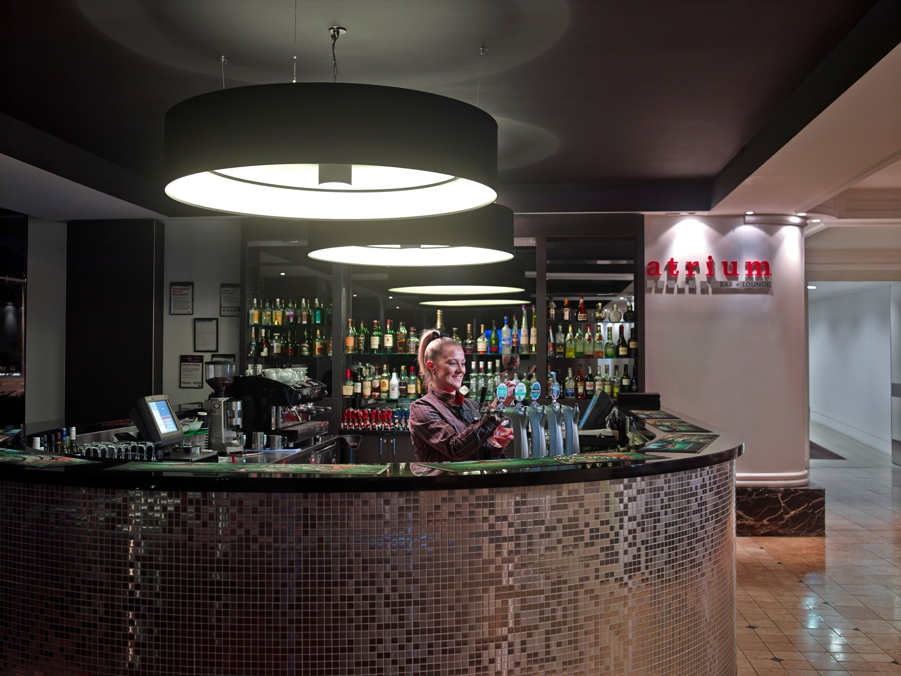 cocktail bar, garden views, open daily