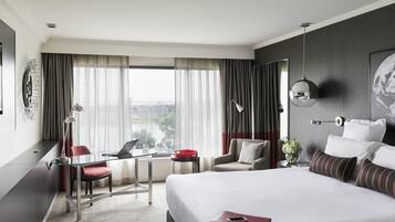 Premium bedding, minibar, in-room safe, desk