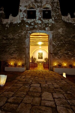 Front of property - evening/night