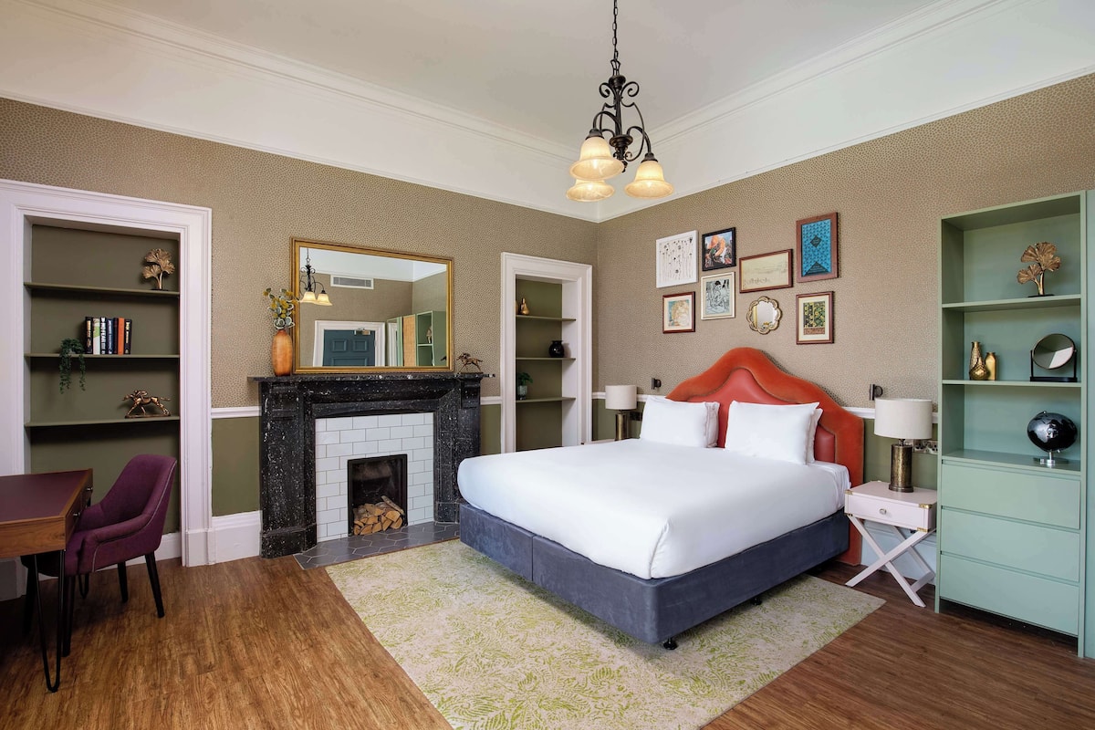 1 habitación y ropa de cama de alta calidad