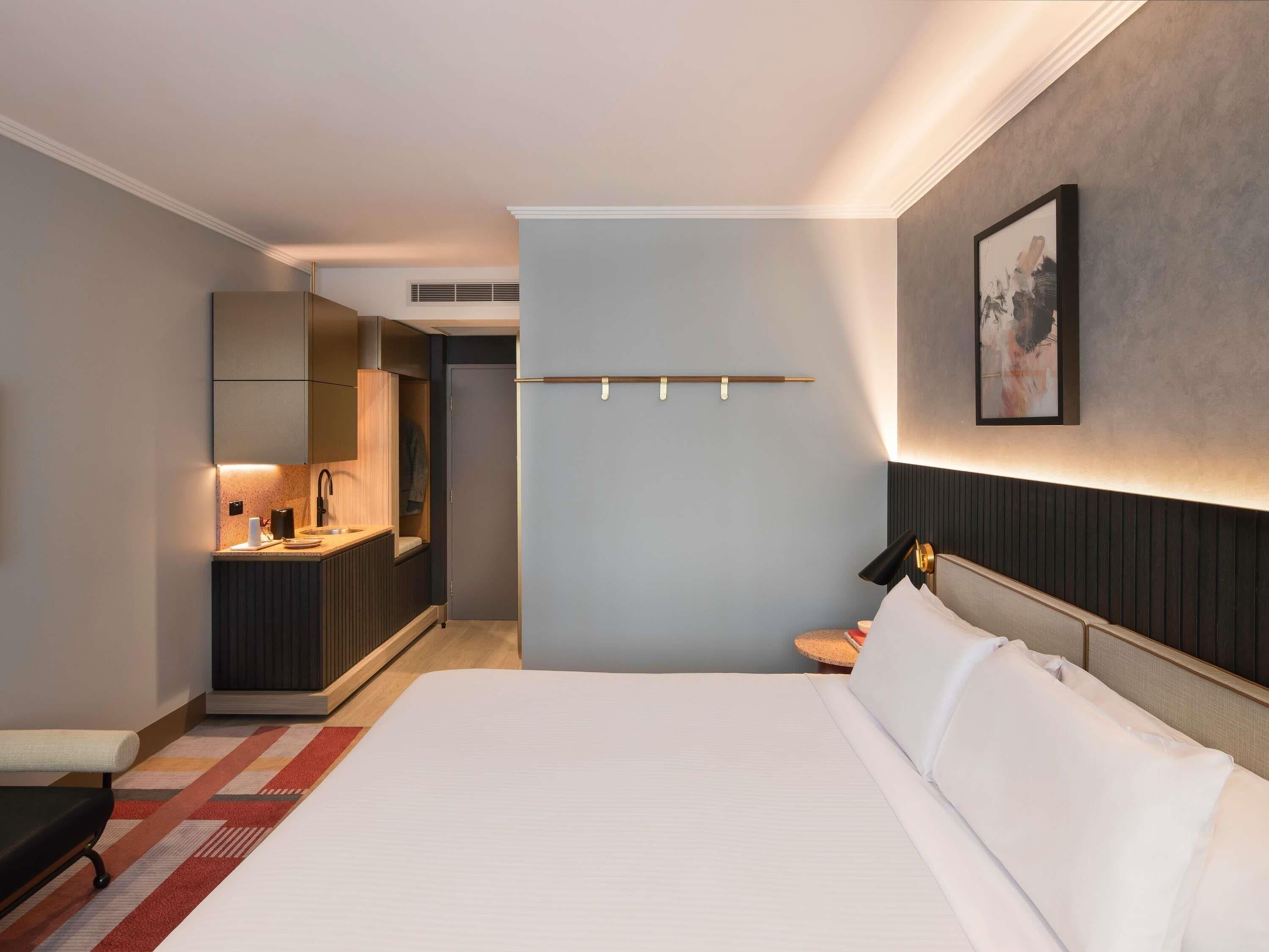 Minibar, in-room safe, desk, laptop workspace
