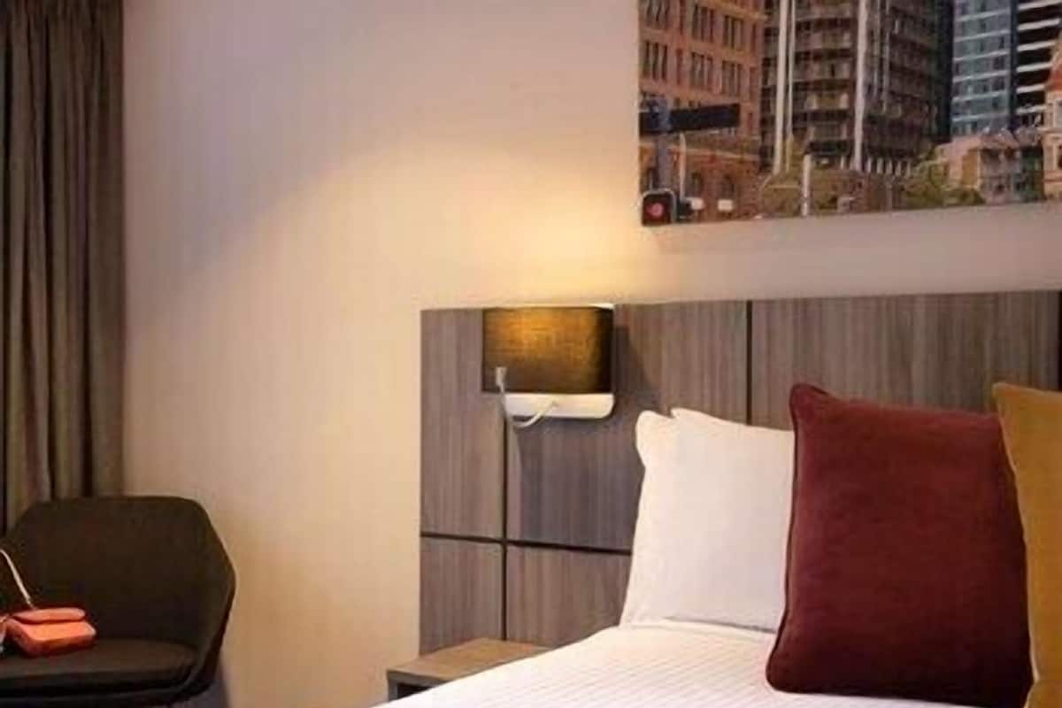 In-room safe, laptop workspace, blackout curtains, iron/ironing board