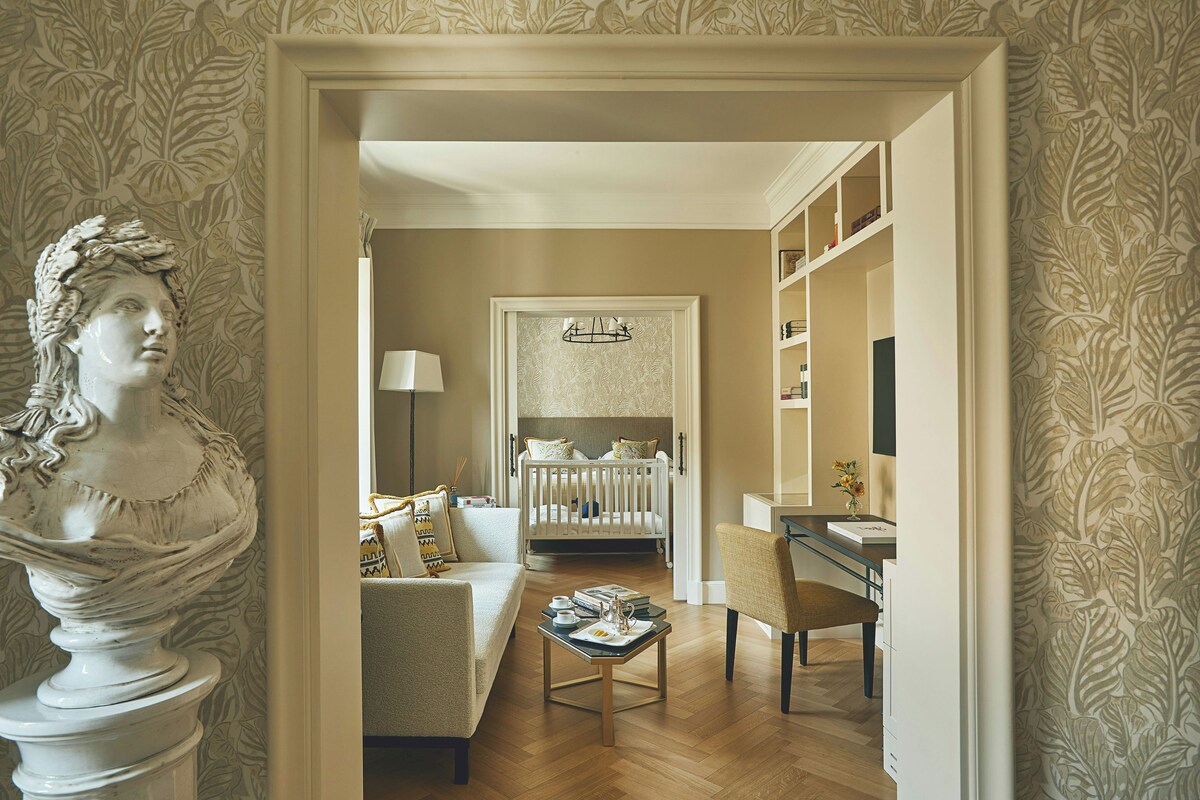 Suite familiar (Grand) | Ropa de cama de alta calidad, edredón, camas con pillow-top y minibar 