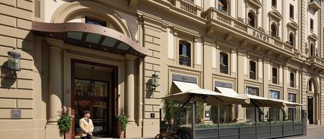 Façade de l’hébergement