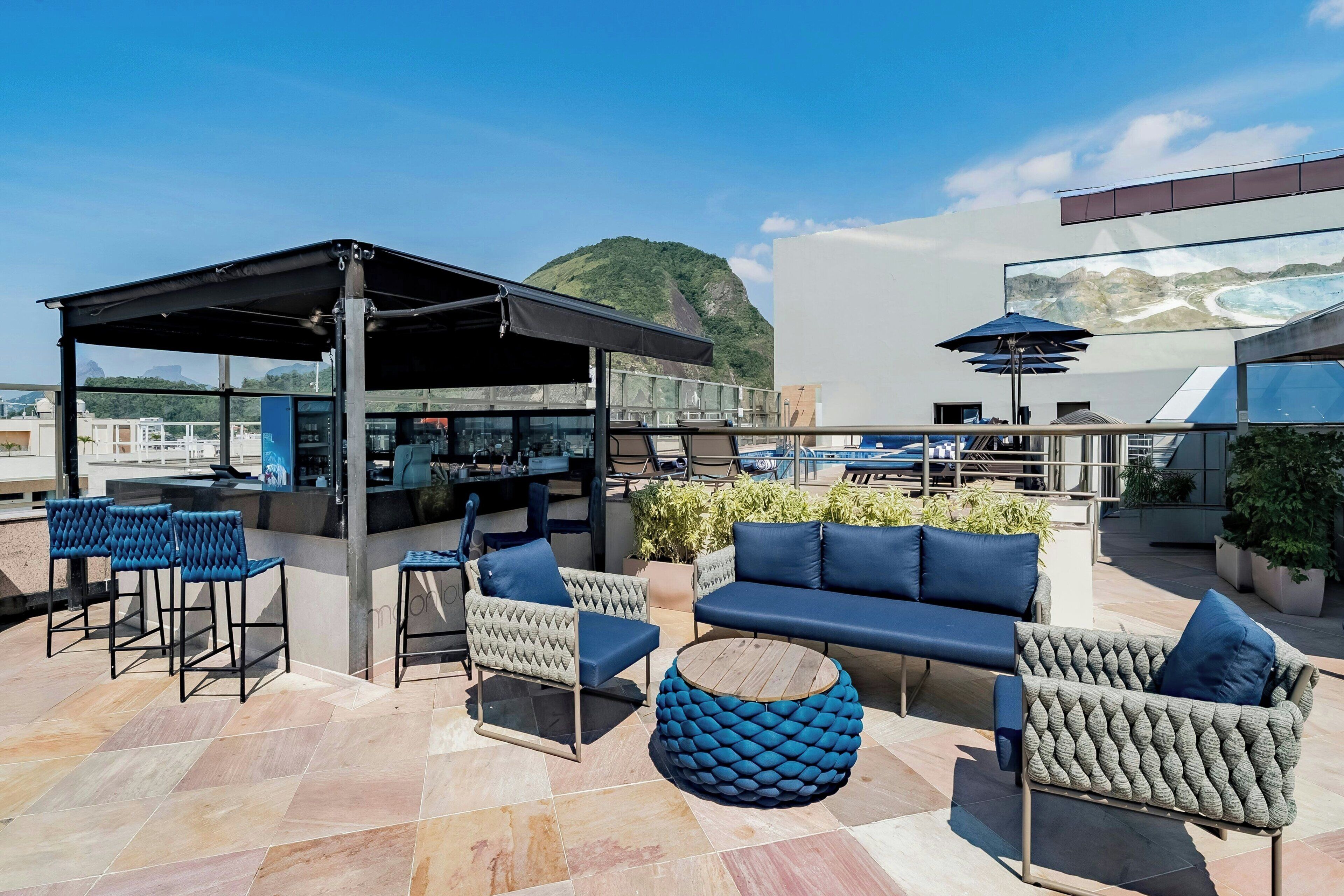 Außenpool, Cabañas (kostenlos), Sonnenschirme