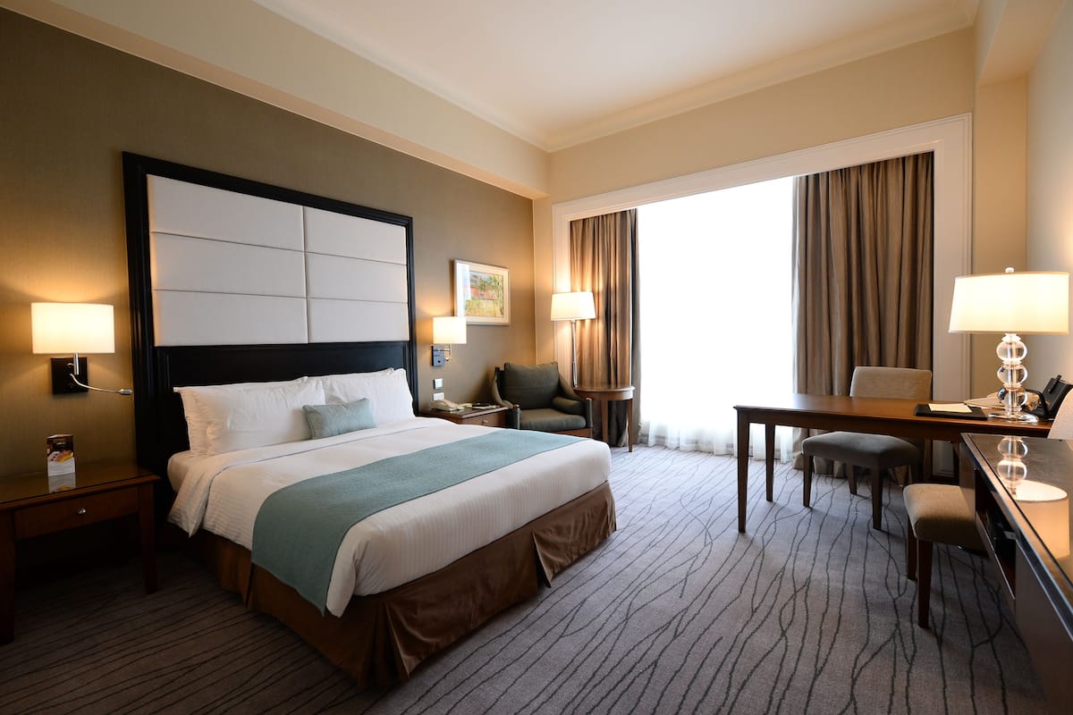 In-room safe, desk, blackout curtains, iron/ironing board