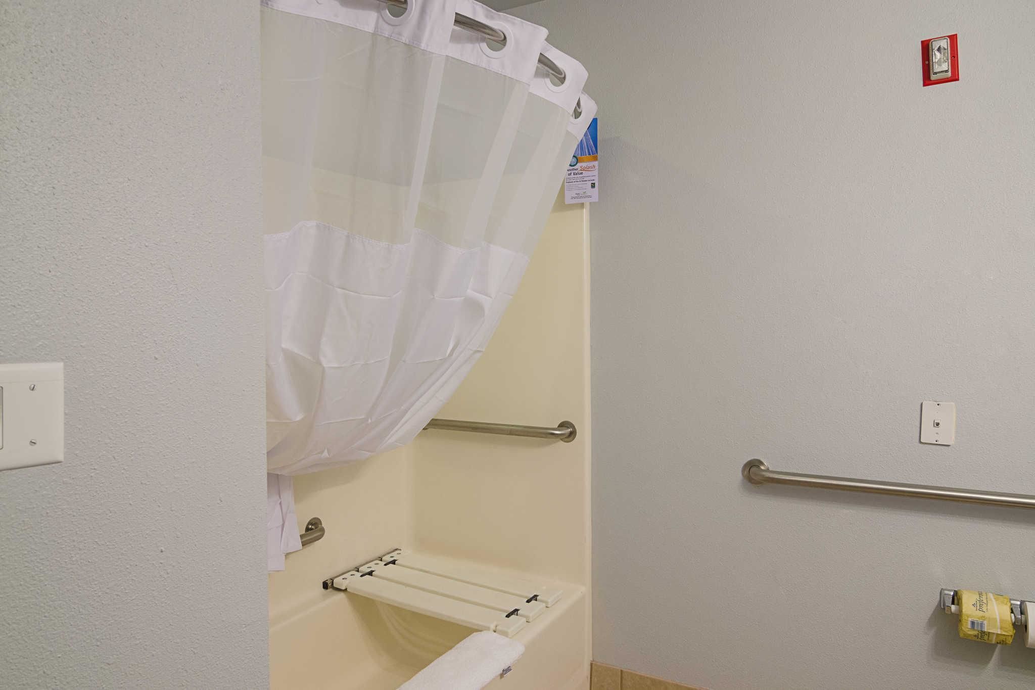 pillow-top beds, desk, blackout curtains, iron/ironing board