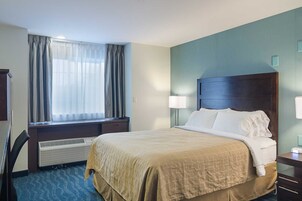 Room, 1 Queen Bed, Accessible, Non Smoking | Pillowtop beds, desk, blackout drapes, iron/ironing board