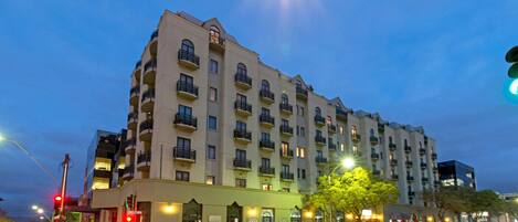 Front of property - evening/night