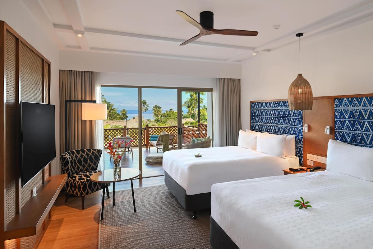 room, multiple beds, resort view (courtyard) | hypo-allergenic bedding, minibar, in-room safe, desk