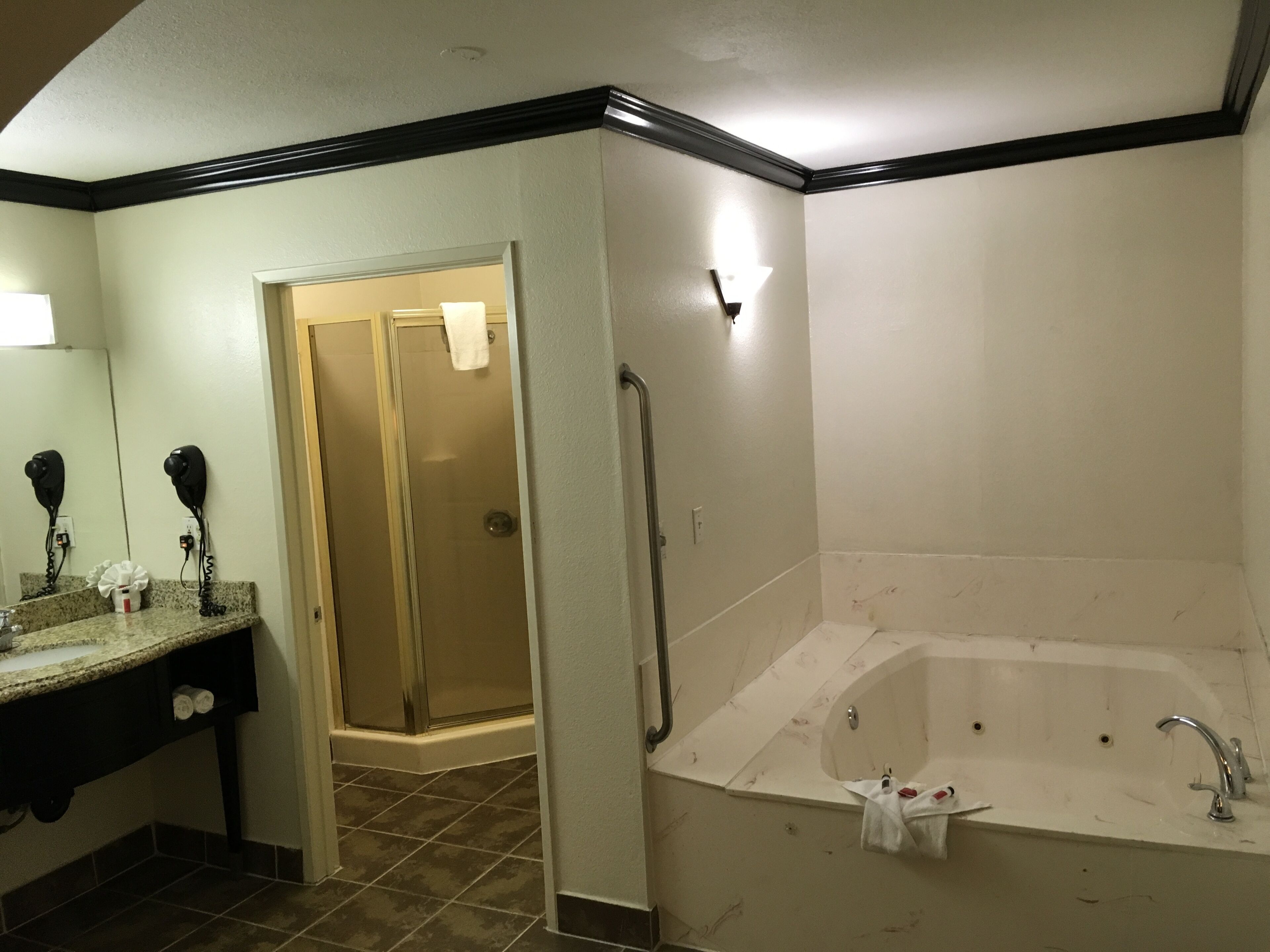 deluxe studio suite, 1 king bed, non smoking, jetted tub | jetted bathtub