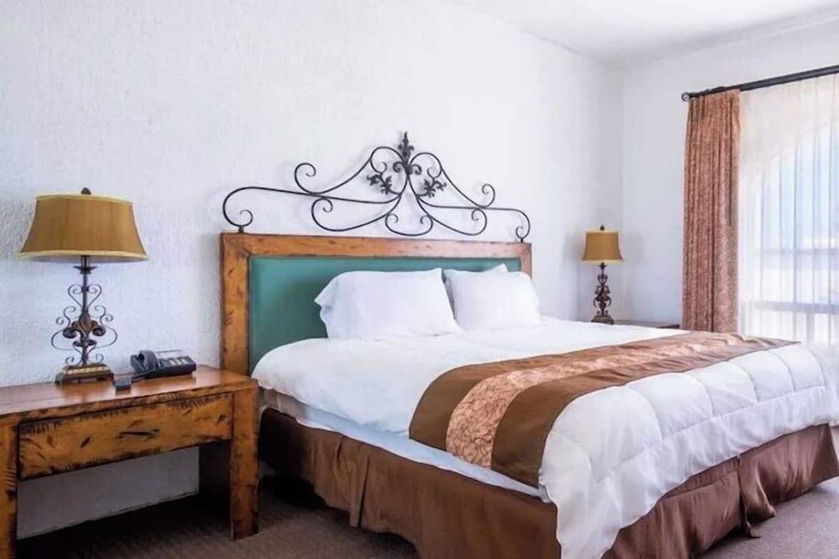 Down comforters, soundproofing, iron/ironing board, bed sheets