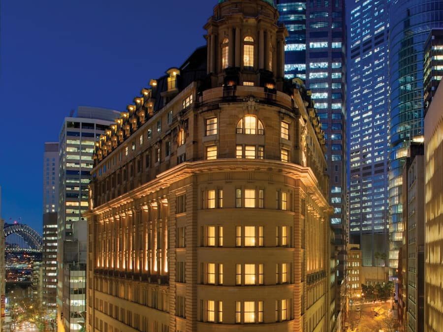 Front of property – evening/night