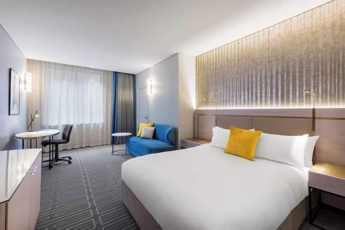 1 soveværelse, premium-sengetøj, senge med topmadrasser, minibar
