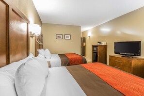 Standard Room, 2 Queen Beds | 1 bedroom, premium bedding, pillowtop beds, desk