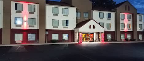 Front of property - evening/night