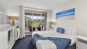 Executive One Bedroom Apartment | Individually decorated, individually furnished, desk, laptop workspace