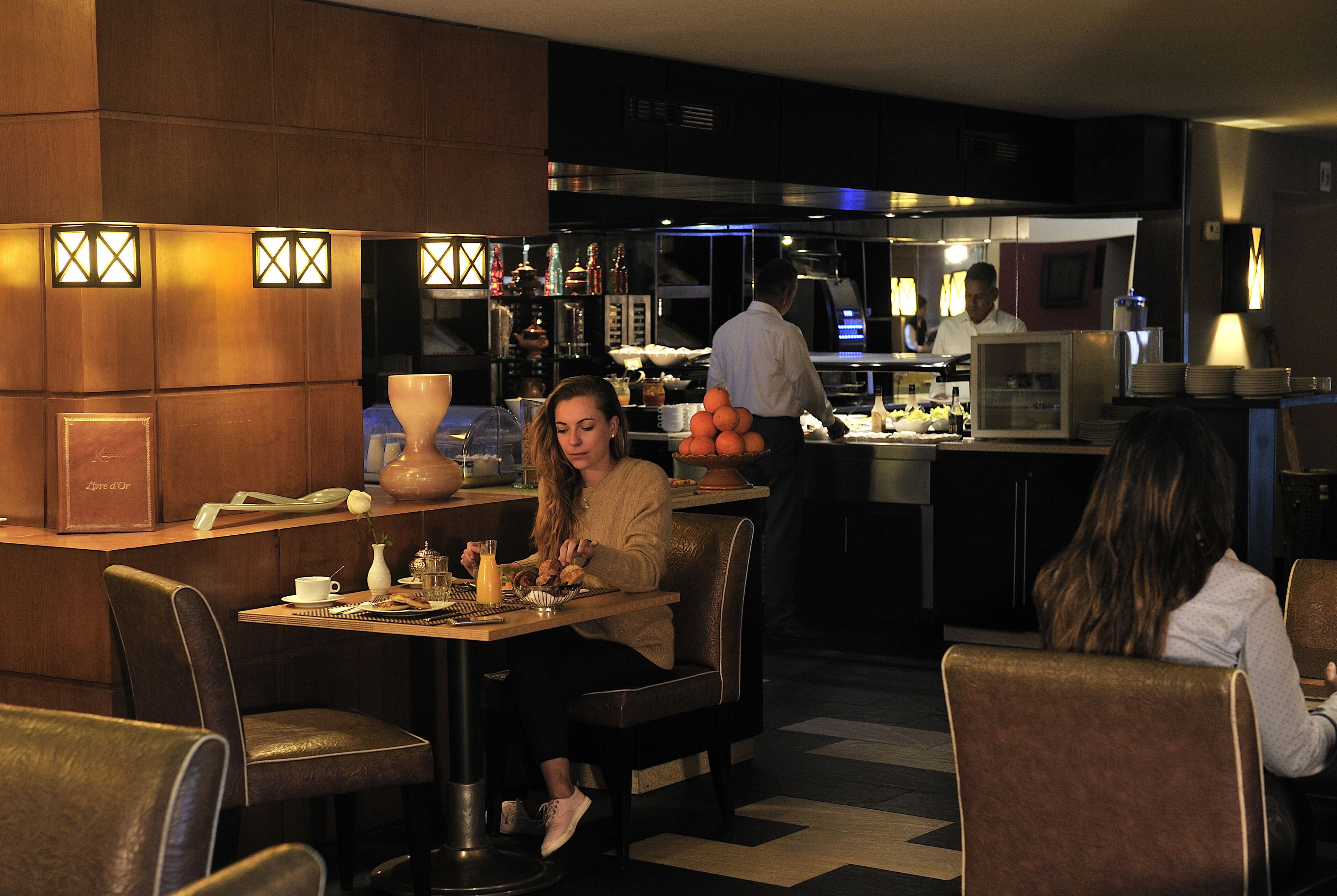 daily buffet breakfast (mad 110 per person)