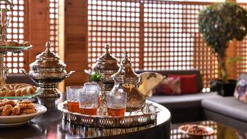 Daily buffet breakfast (MAD 110 per person)