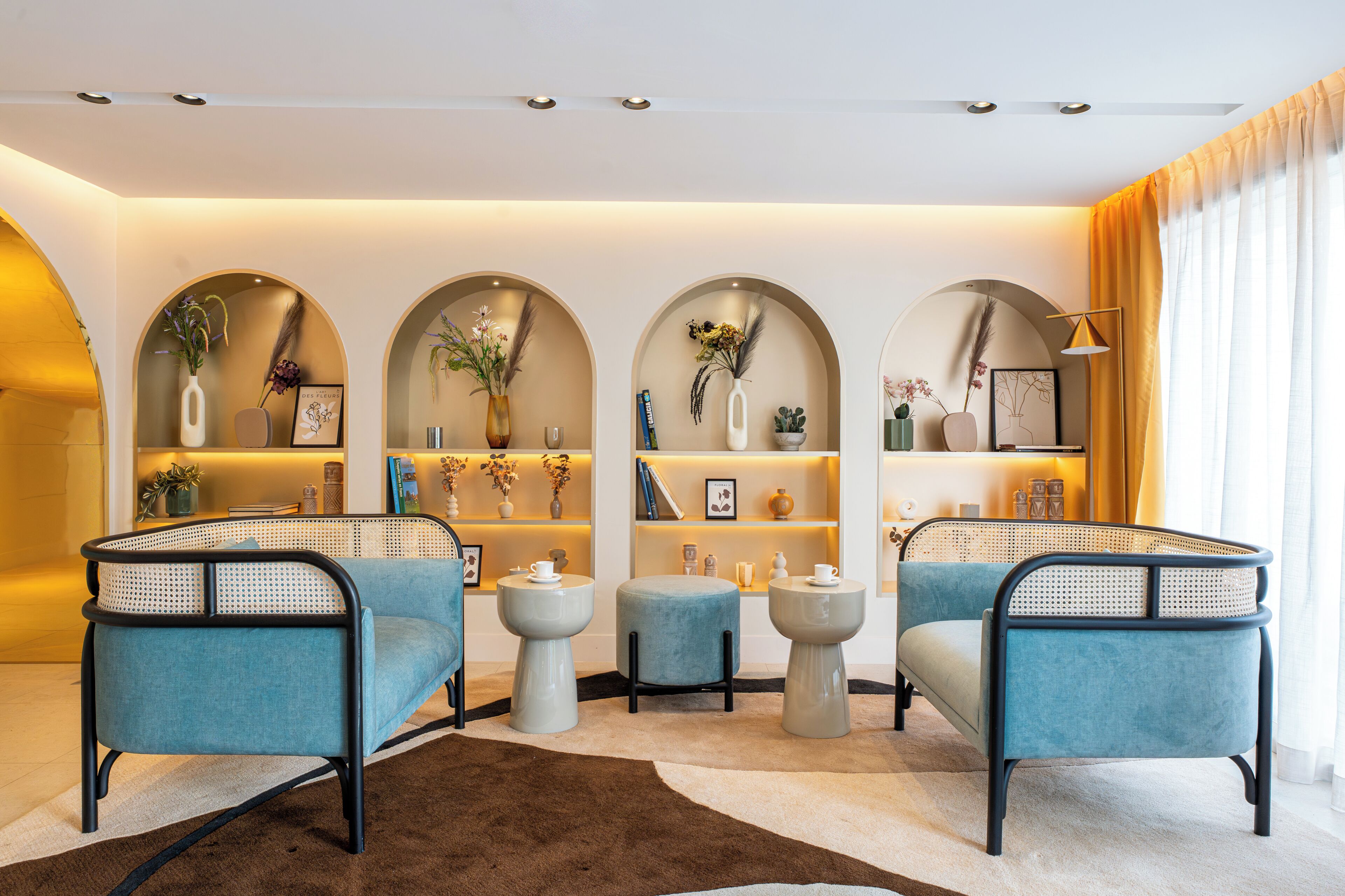 Lobby sitting area