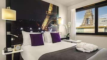 Privilege, Kamer, 1 tweepersoonsbed | Luxe beddengoed, een kluis op de kamer, verduisterende gordijnen