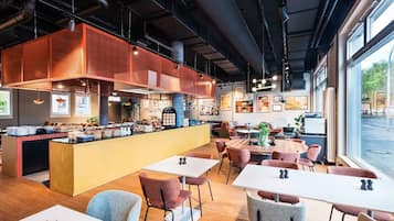 Daily buffet breakfast (EUR 21 per person)