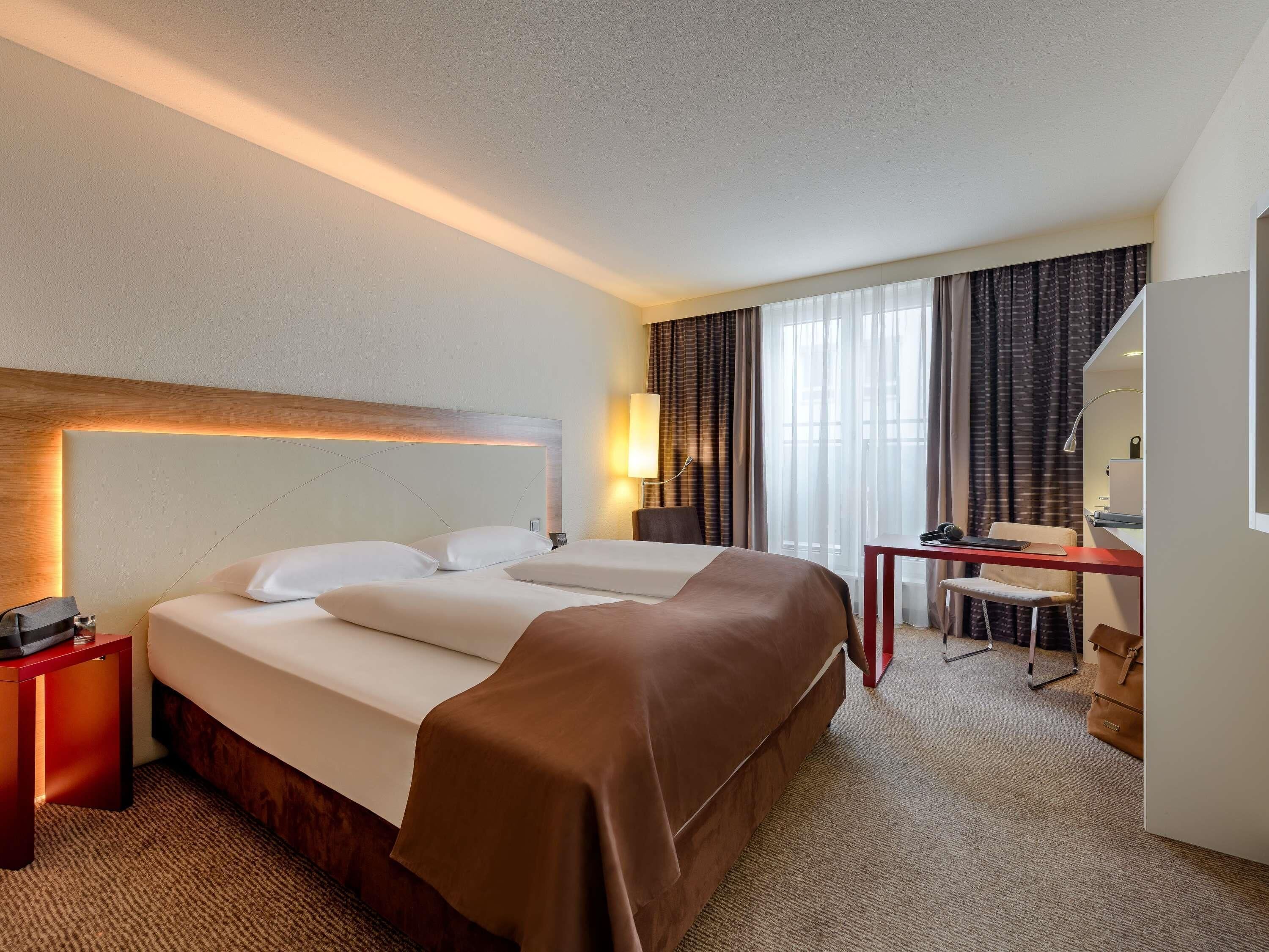 In-room safe, desk, laptop workspace, blackout drapes