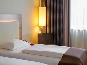 In-room safe, desk, laptop workspace, blackout drapes