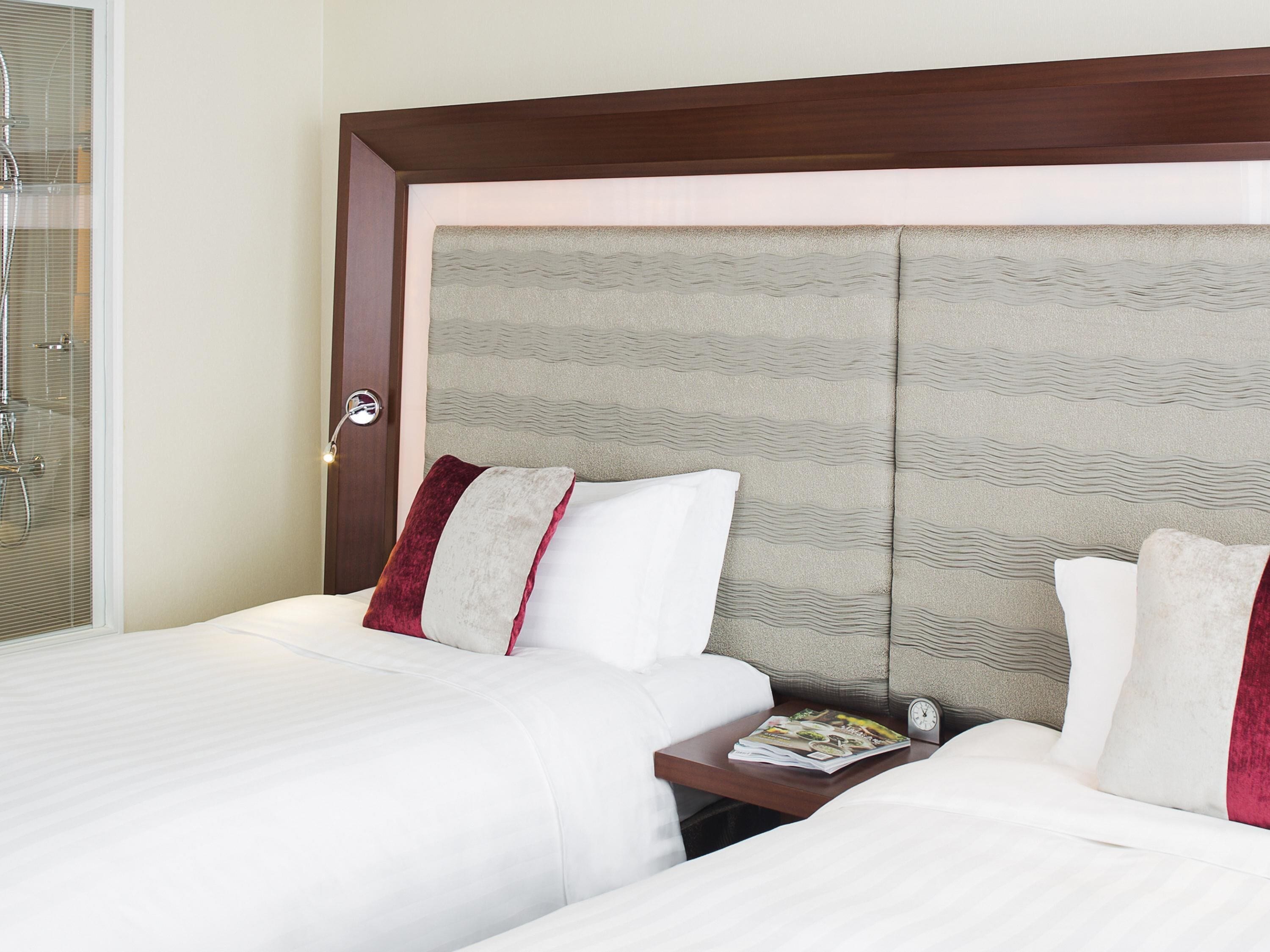 Standard Twin room-City View,High Floor | Premium bedding, down comforters, minibar, in-room safe