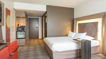 Hypo-allergenic bedding available, minibar (some free items)