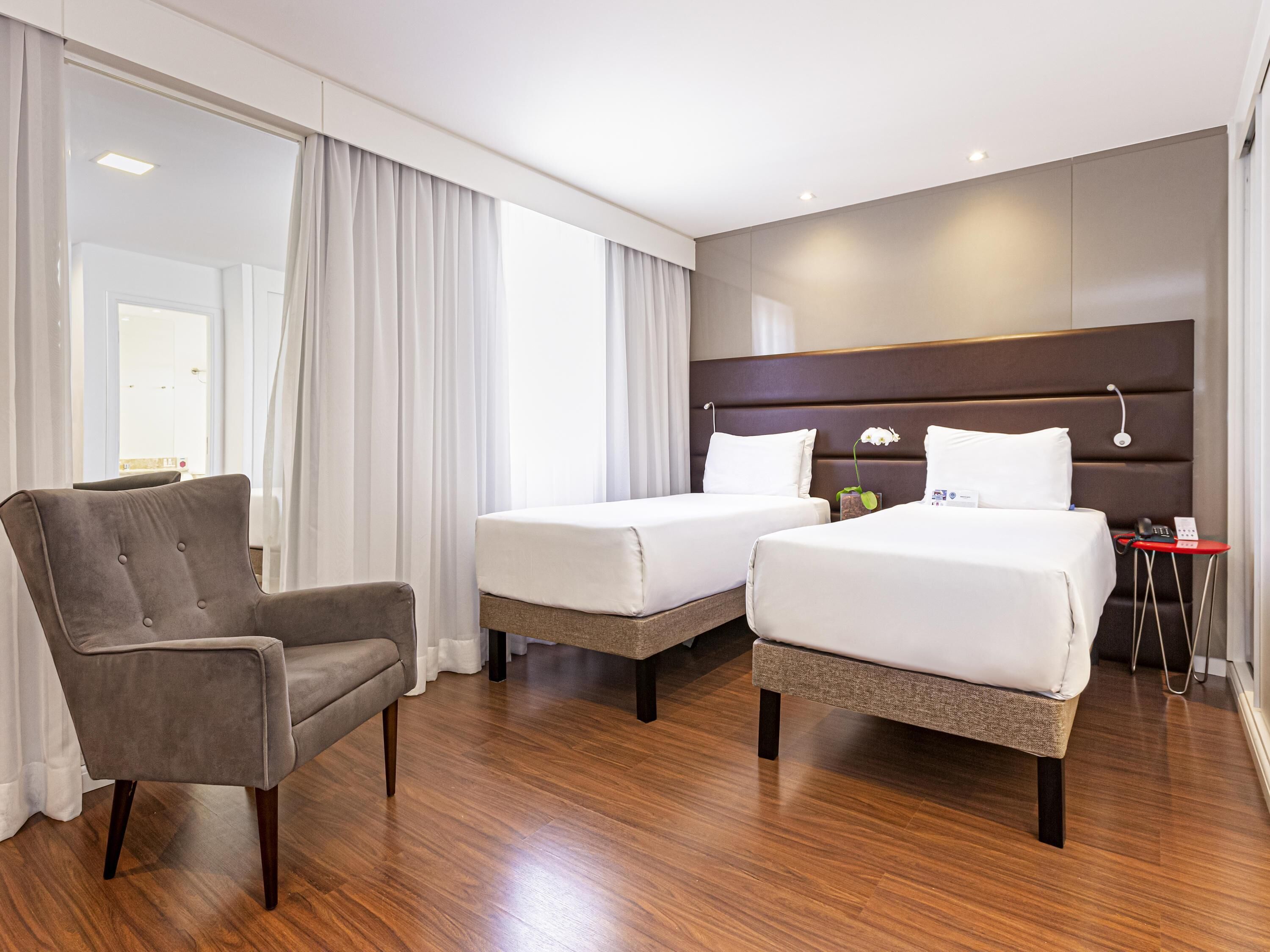 1 bedroom, hypo-allergenic bedding, minibar, in-room safe