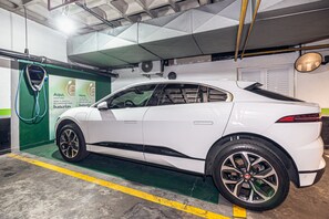 Electric vehicle-charging station