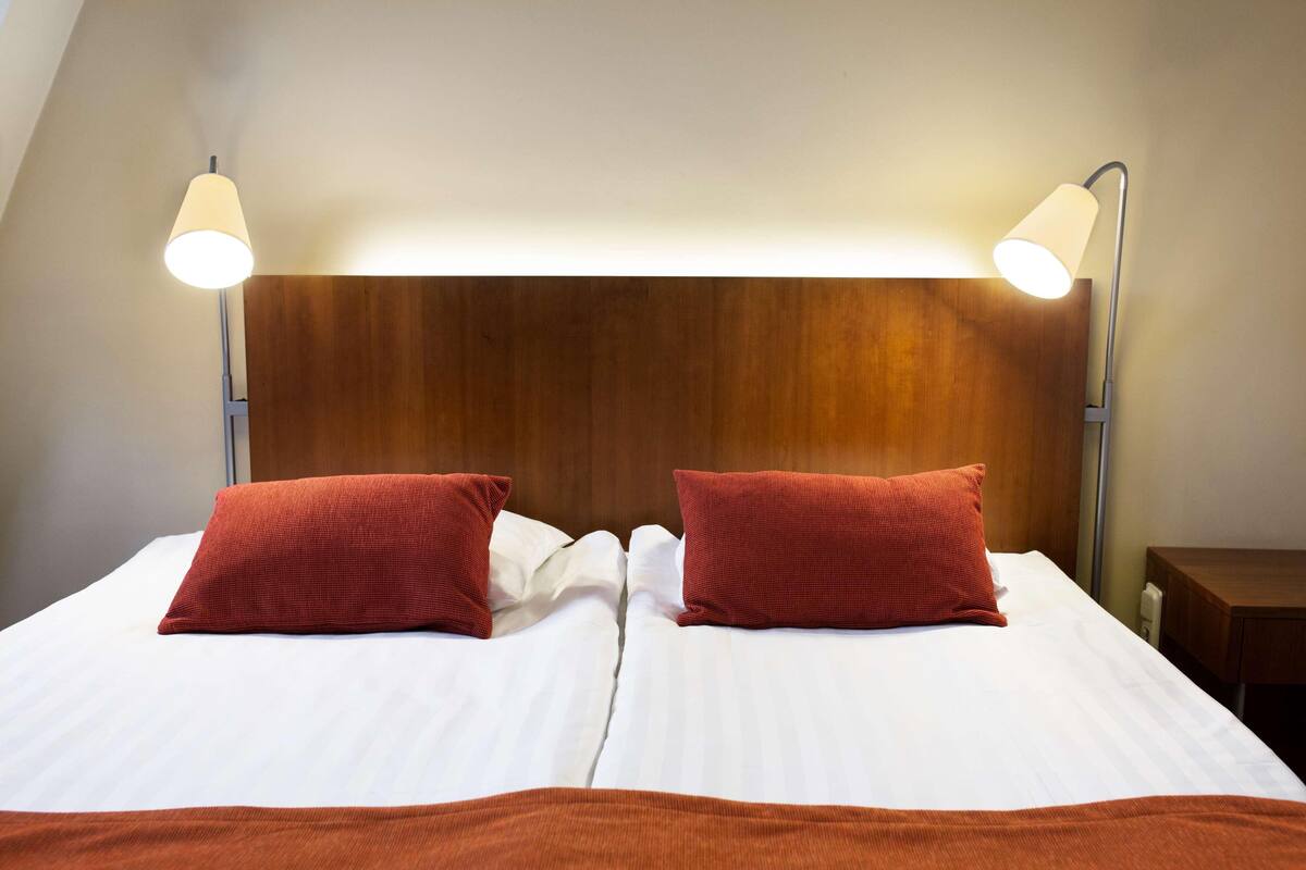 Premium bedding, in-room safe, desk, blackout curtains