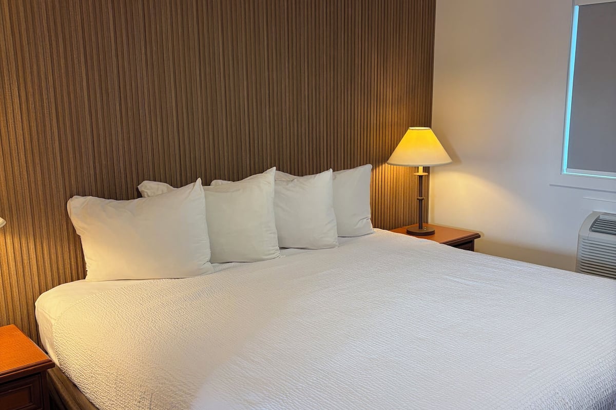 Rom – deluxe, 1 queensize-seng, ikke-røyk | Strykejern/-brett, wi-fi (inkludert) og sengetøy