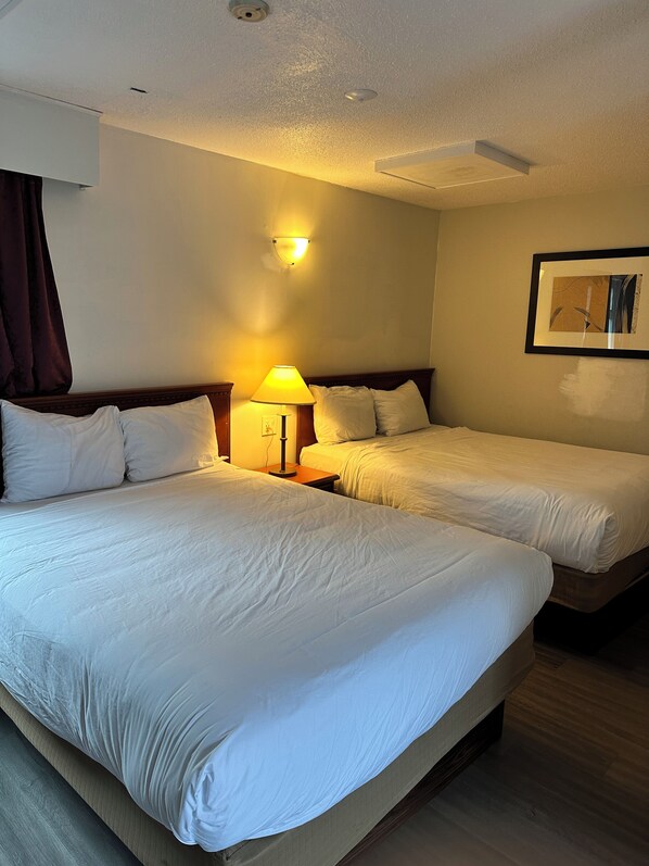 Double Room, 2 Double Beds, Accessible | Iron/ironing board, free WiFi, bed sheets