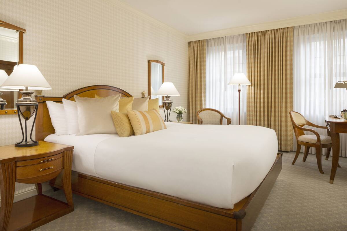 Premium bedding, minibar, in-room safe, desk